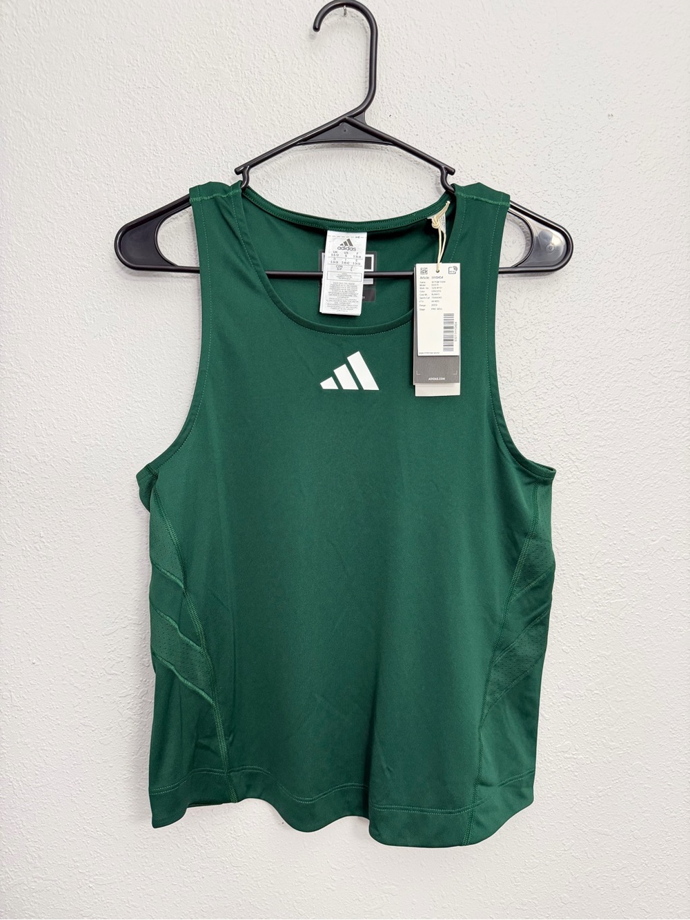 adidas Forest Green Women's Athletic Tank Top
